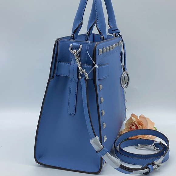 MICHAEL KORS RAYNE MEDIUM EW SATCHEL FRENCH BLUE - Picture 5 of 16